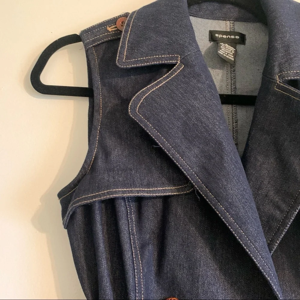 SPENSE denim tench dress size 8 - Picture 5 of 10